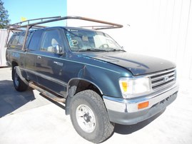 1995 TOYOTA T100 SR5 GREEN EXTRA CAB 3.4L AT 4WD Z18145
